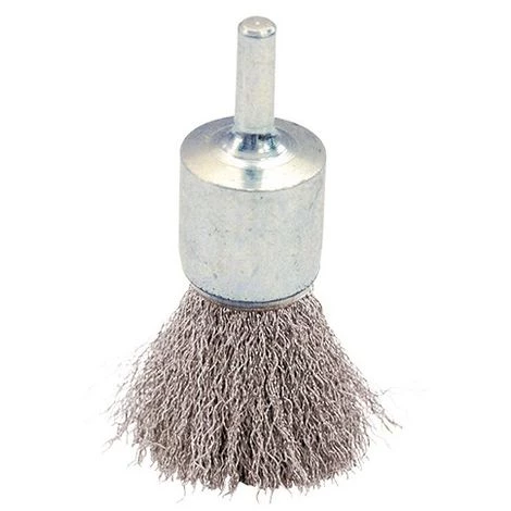 Brosse Pinceau Sur Tige Fil Inox Ondulé 0,30 Mm Pour Décapage Dur D. 22 Mm - Q. 6 X 17 Mm - 320.022I - Leman 3 Brosse Pinceau Sur Tige Fil Inox Ondulé 0,30 Mm Pour Décapage Dur D. 22 Mm - Q. 6 X 17 Mm - 320.022I - Leman