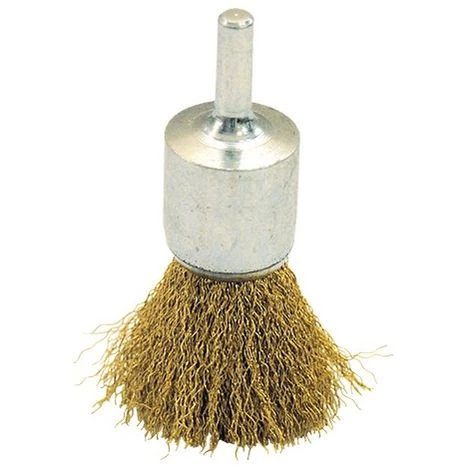 Brosse Pinceau Sur Tige Fil Laitonné Décapage Doux Bois/métal D. 22 Mm - Q. 6 X 17 Mm - Fil 0,20 - 620.022 - Leman 3 Brosse Pinceau Sur Tige Fil Laitonné Décapage Doux Bois/métal D. 22 Mm - Q. 6 X 17 Mm - Fil 0,20 - 620.022 - Leman