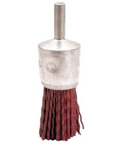 Brosse Pinceau Sur Tige Fil Nylon Pour Décapage Doux Bois/métal D. 20 Mm - Q. 6 X 17 Mm - Gr. 80 - 120.021 - Leman