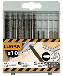 Coffret De Lot De 5 Lames De Scie Sauteuse - 8050.05 - Leman