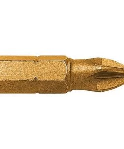 Embout De Vissage Série 1/4" 25 Mm - Pozidriv PZ2 - Titane - 51202TI - Leman