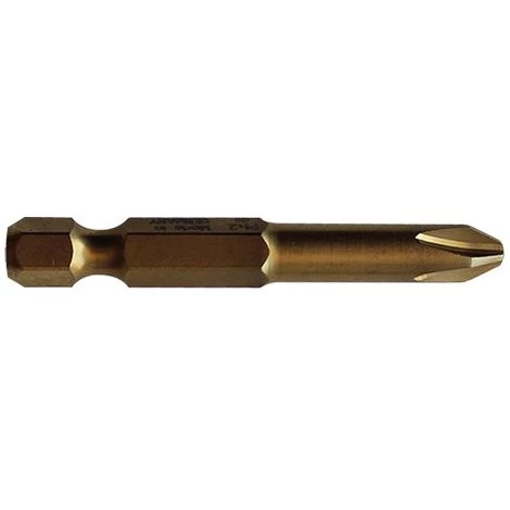 Embout De Vissage Série 1/4" 50 Mm - Phillips PH1 - Titane - 54101TI - Leman 3 Embout De Vissage Série 1/4" 50 Mm - Phillips PH1 - Titane - 54101TI - Leman