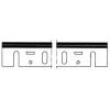 Jeu De 2 Fers HSS, Réaffûtables, Pour Rabots Portatifs 155x32x3 Mm RYOBI,TOWA Pour Bois - 140.527.00 - Leman -LEMAN Soldes Boutique 15062170 1