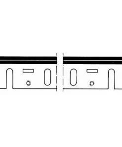 Jeu De 2 Fers HSS, Réaffûtables, Pour Rabots Portatifs 155x32x3 Mm RYOBI,TOWA Pour Bois - 140.527.00 - Leman