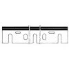 Jeu De 2 Fers HSS, Réaffûtables, Pour Rabots Portatifs 170x35x3 Mm MAKITA Pour Bois - 140.528.00 - Leman -LEMAN Soldes Boutique 15062172 1
