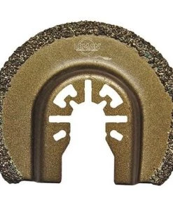 Lame De Scie Segment Fin à Concretion Carbure HM Pour Outil Oscillant D. 65 Mm Pour Carrelage Et Béton - 4016.01 - Leman