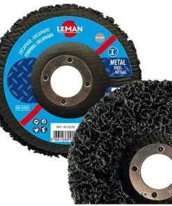 Lot De 10 Disques Nylon Bombés Pour Bois Et Métal - D. 115 X Al. 22,23 X Ep. 15 Mm - 4111570 - Leman