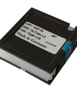 LEMAN Lot De 10 Mini Plaquettes Carbure Avec Rainure Sur Grande Face - 40° KO5 60x8x1,5 Mm 2 Coupes Pour Bois - 02.5460.2 - L