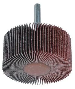 Lot De 10 Roues à Lamelles Corindon Pour Bois Et Métal - D. 40 X L. 15 Mm Gr. 120 - 9941512 - Leman