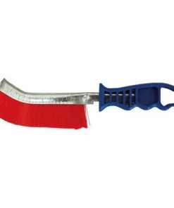 LEMAN Lot De 15 Brosses Manuelles Avec Manche Plastique Fil Nylon 0,25 Mm Pour Bois, Pierre Et Métal - Décapage Doux - 740.20