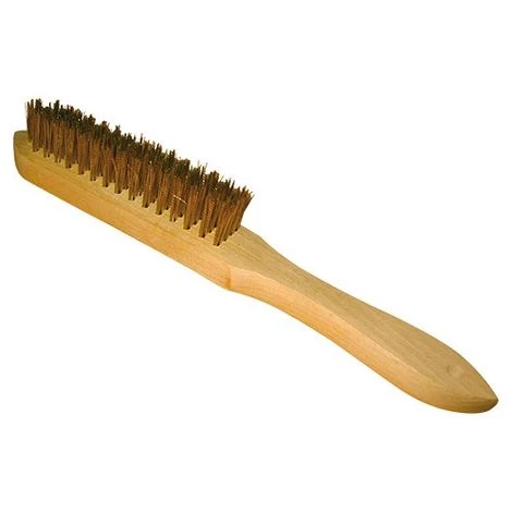LEMAN Lot De 15 Brosses Manuelles Manche En Bois Fil Acier Laitonné 0,30mm Pour Bois, Métal Et Pierre - Décapage Dur - 720.29 3 LEMAN Lot De 15 Brosses Manuelles Manche En Bois Fil Acier Laitonné 0,30mm Pour Bois, Métal Et Pierre - Décapage Dur - 720.29