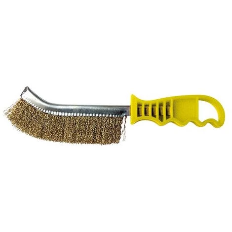 LEMAN Lot De 15 Brosses Manuelles Manche Plastique Fil Laiton 0,35 Mm Pour Bois, Pierre Et Métal - Décapage Doux - 740.246 - 3 LEMAN Lot De 15 Brosses Manuelles Manche Plastique Fil Laiton 0,35 Mm Pour Bois, Pierre Et Métal - Décapage Doux - 740.246 -