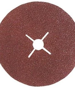 Lot De 25 Disques Fibre Corindon Brun D. 125 Mm Gr. 100 Pour Bois Et Métaux - 6112510 - Leman