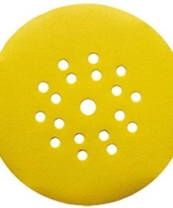Lot De 25 Disques Auto-agrippant Pour Ponceuse Mur Et Plafond D. 225 Mm Gr. 120 6+1 Trous - 4423712 - Leman