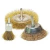 Lot De 3 Brosses Sur Tige Fil Laitonné Ondulé Pour Décapage Doux Bois Et Métaux - 640.03 - Leman -LEMAN Soldes Boutique 15062819 1