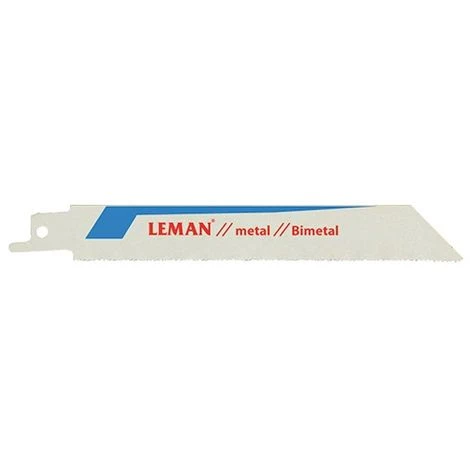 Lot De 5 Lames De Scie Sabre Bi-métal Lu. 130 Mm Pas 1,4 Mm Coupe Droite Pour Inox - 7708.05 - Leman 3 Lot De 5 Lames De Scie Sabre Bi-métal Lu. 130 Mm Pas 1,4 Mm Coupe Droite Pour Inox - 7708.05 - Leman