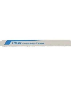 Lot De 5 Lames De Scie Sabre Bi-métal Lu. 210 Mm Pas 2,5 Mm Coupe Droite Pour Bois Et Alu - 7705.05 - Leman
