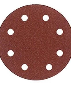 Lot De 50 Disques Auto-agrippant Pour Ponceuse Orbitale D. 125 Mm Gr. 80 Pour Bois Et Métal - 125.00.080 - Leman