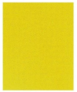 Lot De 50 Feuilles Papier Corindon Jaune 230 X 280 Mm Gr. 40 Pour Bois Et Métal - 9723240 - Leman