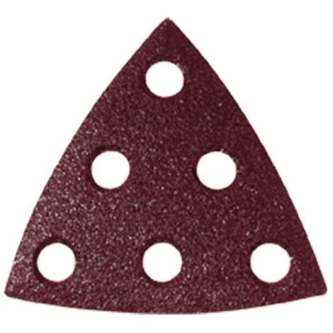 Lot De 50 Patins Triangulaire Auto-agrippant 93 X 93 X 93 Mm Gr. 60 6 Trous Pour Bois Et Métal à Sec - 9693060 - Leman 3 Lot De 50 Patins Triangulaire Auto-agrippant 93 X 93 X 93 Mm Gr. 60 6 Trous Pour Bois Et Métal à Sec - 9693060 - Leman