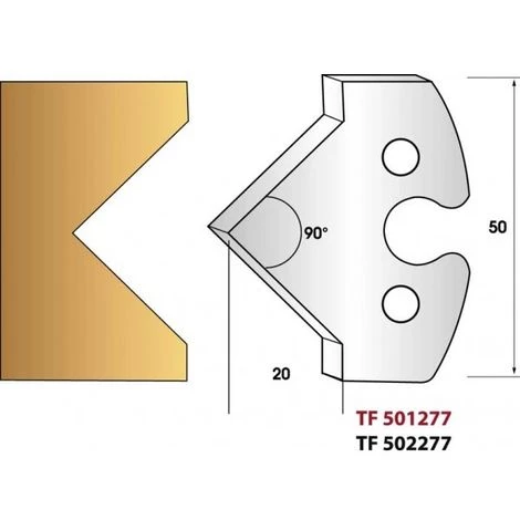 LEMAN Paire De Fers De Toupie Hauteur 50 Mm N° 277 - Pointe 90° 3 LEMAN Paire De Fers De Toupie Hauteur 50 Mm N° 277 - Pointe 90°