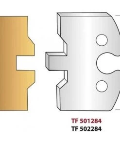 LEMAN Paire De Fers De Toupie Hauteur 50 Mm N° 284 - Lame Volet Rainure 8mm