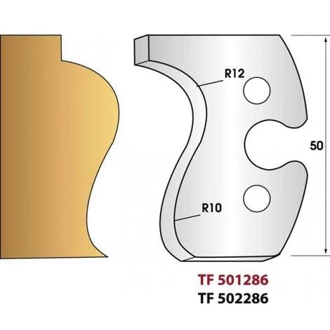 LEMAN Paire De Fers De Toupie Hauteur 50 Mm N° 286 - Main Courante 3 LEMAN Paire De Fers De Toupie Hauteur 50 Mm N° 286 - Main Courante