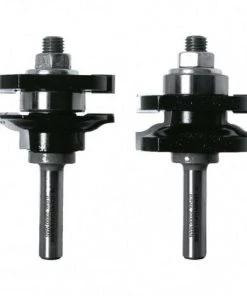 LEMAN Fraise De Défonceuse Q8 - Profil Et Contre-Profil , Lot De 2