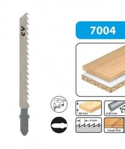 Lame De Scie Sauteuse Leman Pour Bois, Contreplaqués, Plastiques