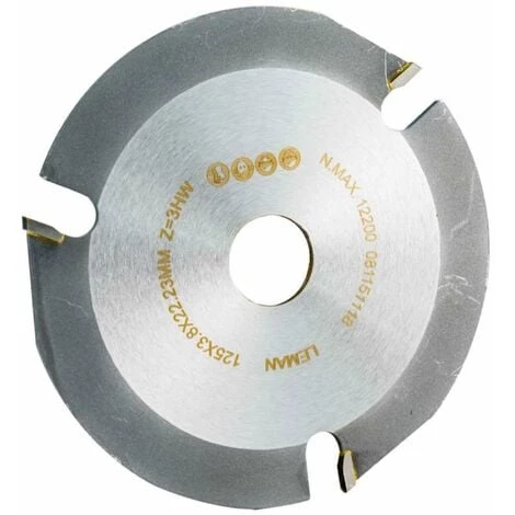 LEMAN Disque Diamètre 125mm Carbure Speedwood 5 LEMAN Disque Diamètre 125mm Carbure Speedwood – Image 3