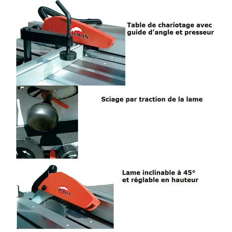 Leman - Mortaiseuse à Bédane 750W - MOR750 5 Leman - Mortaiseuse à Bédane 750W - MOR750 – Image 3