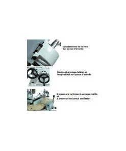 Leman - Mortaiseuse à Bédane 750W - MOR750 9 Leman - Mortaiseuse à Bédane 750W - MOR750 -LEMAN Soldes Boutique 182796 4