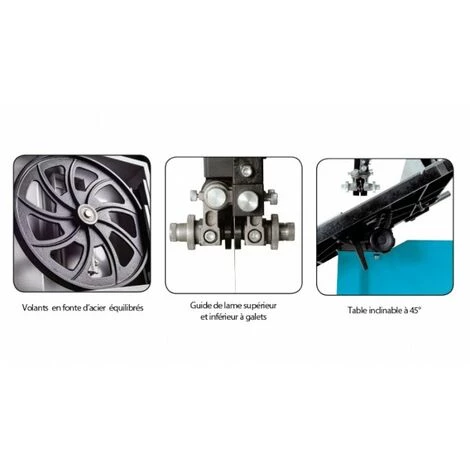 Leman - Scie à Ruban L:2630mm 1450W - SRU356 5 Leman - Scie à Ruban L:2630mm 1450W - SRU356 â Image 3