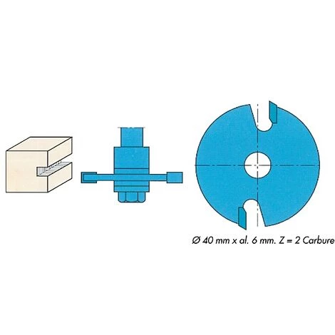 LEMAN Fraise à Rainer Carbure, Diamètre 48 Mm, épaisseur 2,5 Mm 4 LEMAN Fraise à Rainer Carbure, Diamètre 48 Mm, épaisseur 2,5 Mm – Image 2