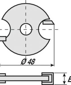 LEMAN Fraise à Rainer Carbure, Diamètre 48 Mm, épaisseur 2,5 Mm 11 LEMAN Fraise à Rainer Carbure, Diamètre 48 Mm, épaisseur 2,5 Mm -LEMAN Soldes Boutique 19014193 5