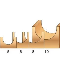 LEMAN Fraise De Défonceuse Carbure à Gorges, Queue 8 Mm, Diamètre 10 Mm -LEMAN Soldes Boutique 19059846 5