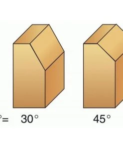 LEMAN Fraise à Plaquettes Carbure Brasées 2 Coupes Chanfrein Avec Guide à Billes, Queue 6 Mm, Diamètre 27 Mm, Chanfrein 45° -LEMAN Soldes Boutique 19061328 2