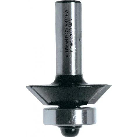 LEMAN Fraise à Plaquettes Carbure Brasées 2 Coupes Chanfrein Avec Guide à Billes, Queue 8 Mm, Diamètre 27 Mm, Chanfrein 45° 5 LEMAN Fraise à Plaquettes Carbure Brasées 2 Coupes Chanfrein Avec Guide à Billes, Queue 8 Mm, Diamètre 27 Mm, Chanfrein 45° – Image 3