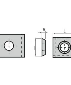 LEMAN Plaquettes Carbure Réversibles, Dimensions 12x12x1,5 Mm, Paquet De 10 Plaquettes -LEMAN Soldes Boutique 19061377 5