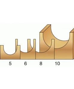 LEMAN Fraise De Défonceuse Carbure à Gorges, Queue 8 Mm, Diamètre 20 Mm -LEMAN Soldes Boutique 19061620 2