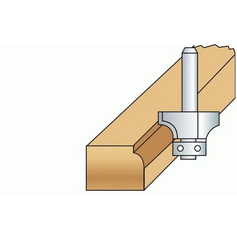 LEMAN Fraise De Défonceuse Carbure Profils 1/4 Rond Guide à Billes Diamètre 19 Mm, Queue 8 Mm 5 LEMAN Fraise De Défonceuse Carbure Profils 1/4 Rond Guide à Billes Diamètre 19 Mm, Queue 8 Mm – Image 3