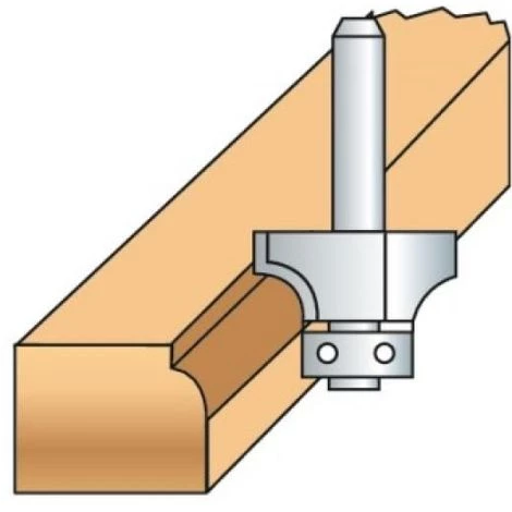 LEMAN Fraise De Défonceuse Carbure Profils 1/4 Rond Guide à Billes Diamètre 19 Mm, Queue 8 Mm 6 LEMAN Fraise De Défonceuse Carbure Profils 1/4 Rond Guide à Billes Diamètre 19 Mm, Queue 8 Mm – Image 4