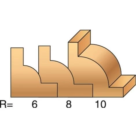 LEMAN Fraise De Défonceuse Carbure Profils 1/4 Rond, Queue 8 Mm, Diamètre 29 Mm 7 LEMAN Fraise De Défonceuse Carbure Profils 1/4 Rond, Queue 8 Mm, Diamètre 29 Mm â Image 5