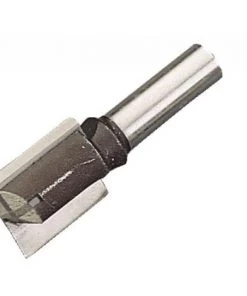 LEMAN Fraise Carbure Monobloc Brasé Queue Lisse 2 Coupes Droites Coupe Frontale Diamètre 20 Mm, Queue 10 Mm