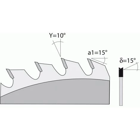 LEMAN Lame De Scies Circulaires Carbure Universelle, Diamètre 300 Mm, 48 Dents 4 LEMAN Lame De Scies Circulaires Carbure Universelle, Diamètre 300 Mm, 48 Dents – Image 2