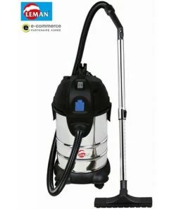 Leman - Aspirateur Eau Et Poussières En Inox Synchro Décolmatage Manuel 1400W 30L - LOASP306