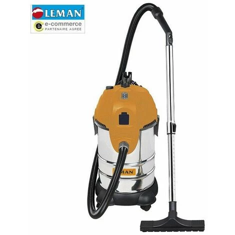 Leman - Aspirateur Eau Et Poussières En Inox Synchro Décolmatage Manuel 1400W 30L - LOASP306 4 Leman - Aspirateur Eau Et Poussières En Inox Synchro Décolmatage Manuel 1400W 30L - LOASP306 – Image 2