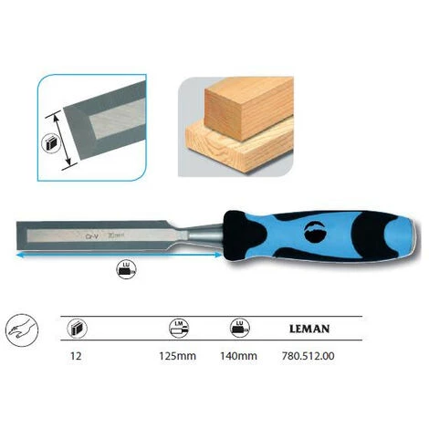 Leman - Ciseau à Bois / Manche Bi-Matiere L.12mm 4 Leman - Ciseau à Bois / Manche Bi-Matiere L.12mm – Image 2
