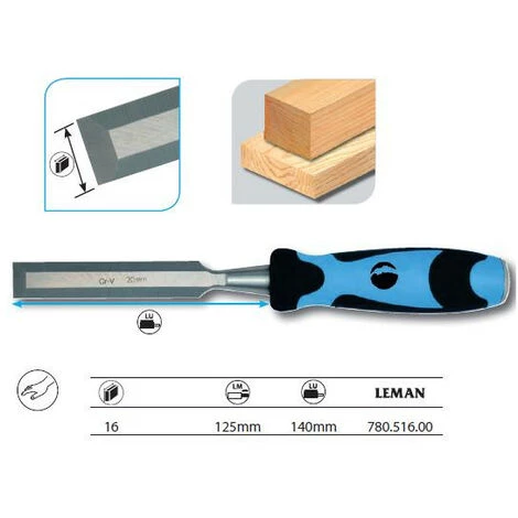Leman - Ciseau à Bois / Manche Bi-Matiere L.16mm 4 Leman - Ciseau à Bois / Manche Bi-Matiere L.16mm – Image 2
