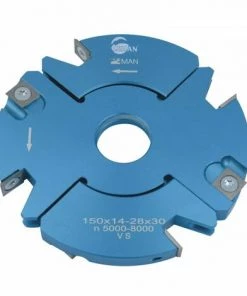 Leman : Porte Outils à Tenonner 140 Mm ép. 14/28mm - Alesage 30 Mm